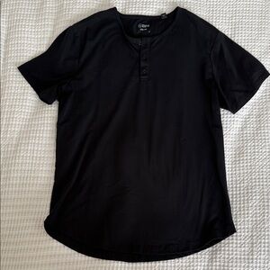 Cuts Clothing Black Short Sleeve Tee